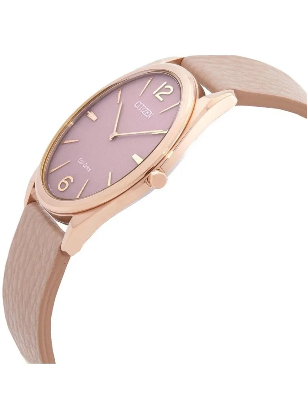 NWT Citizen Suratto Eco-Drive Pink Dial Unisex Watch